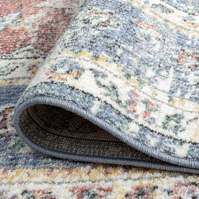 Addalyn French Country Medallion Area Rug