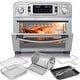 preview thumbnail 1 of 10, Deco Chef 24QT Stainless Steel Countertop Toaster Air Fryer Oven Stainless Steel