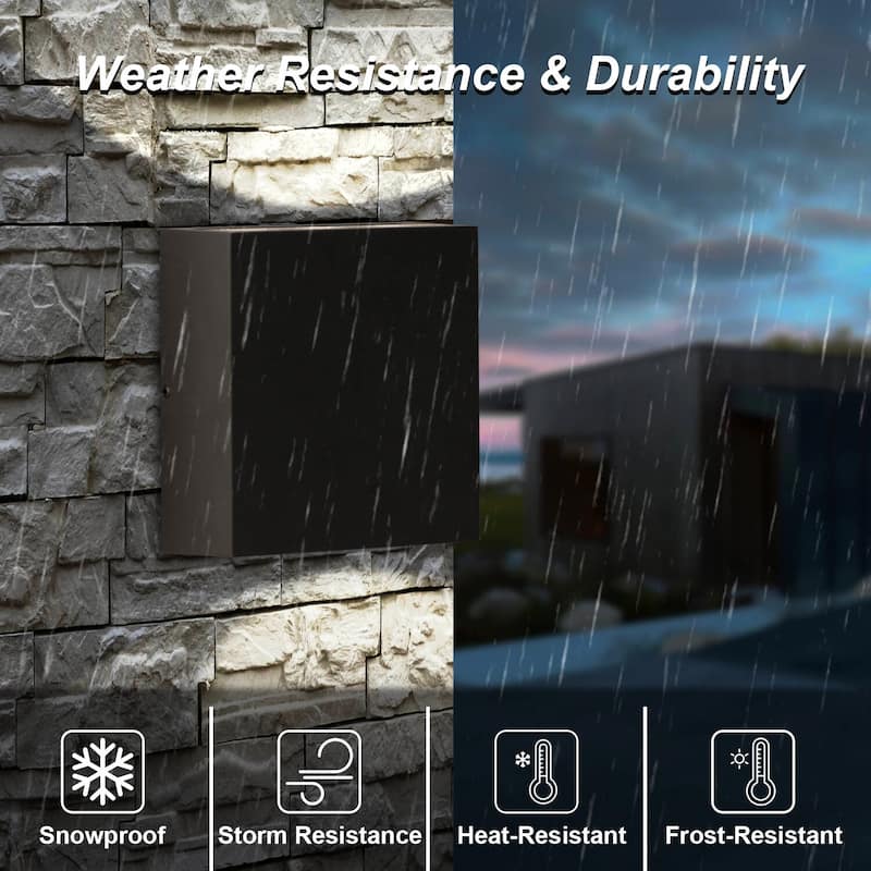 Inowel Wall Light Outdoor LED Lamp Sconce Lantern 6W 360Lm
