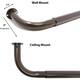 Energy-saving Wraparound Adjustable French Blackout Curtain Rod Set