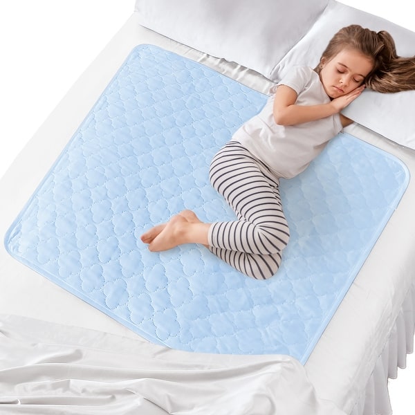 slide 2 of 16, Highly Absorbent Washable Waterproof Bed Pad