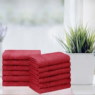 Eco-Friendly Sustainable Cotton Washcloth by Superior (Set of 12)