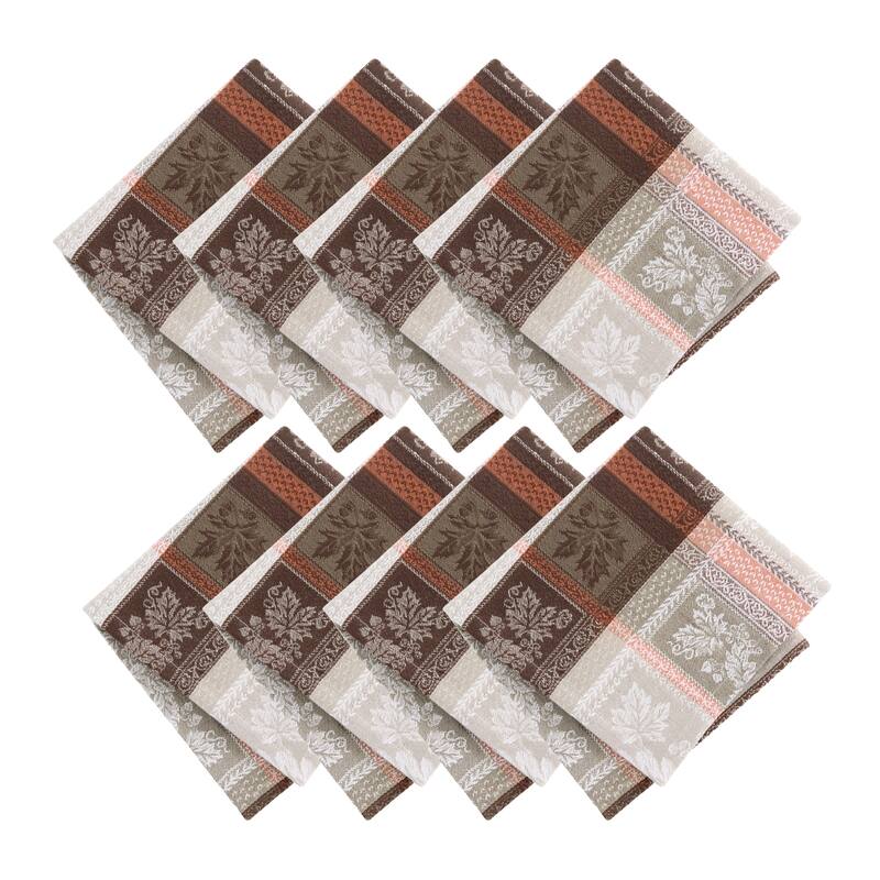 Windswept Harvest Jacquard Napkin, Set of 8 - 17x17 - Set of 8