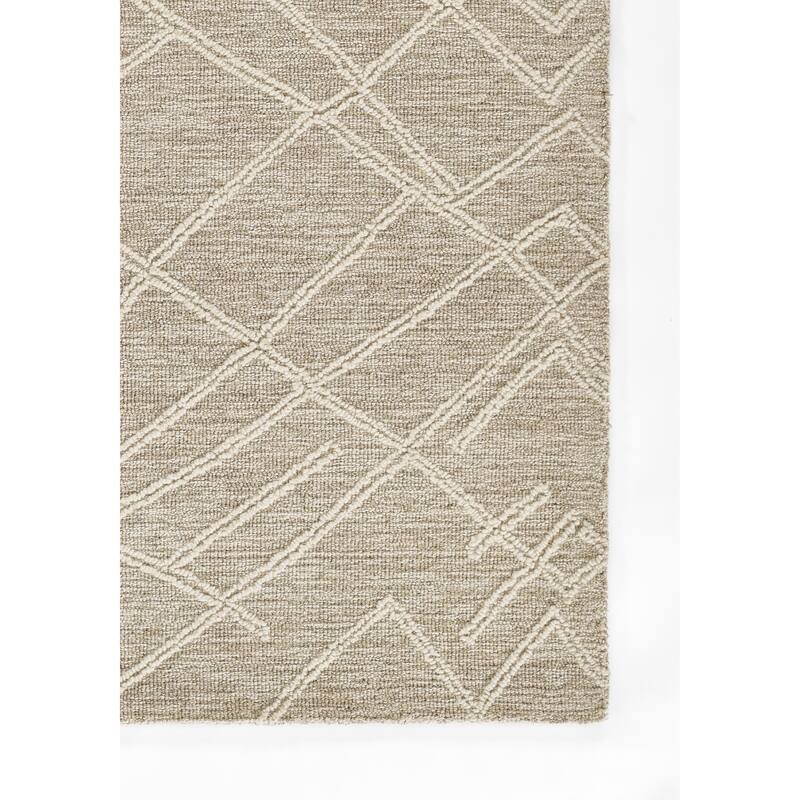 Momeni Everett Geometric Hand Tufted Wool Area Rug