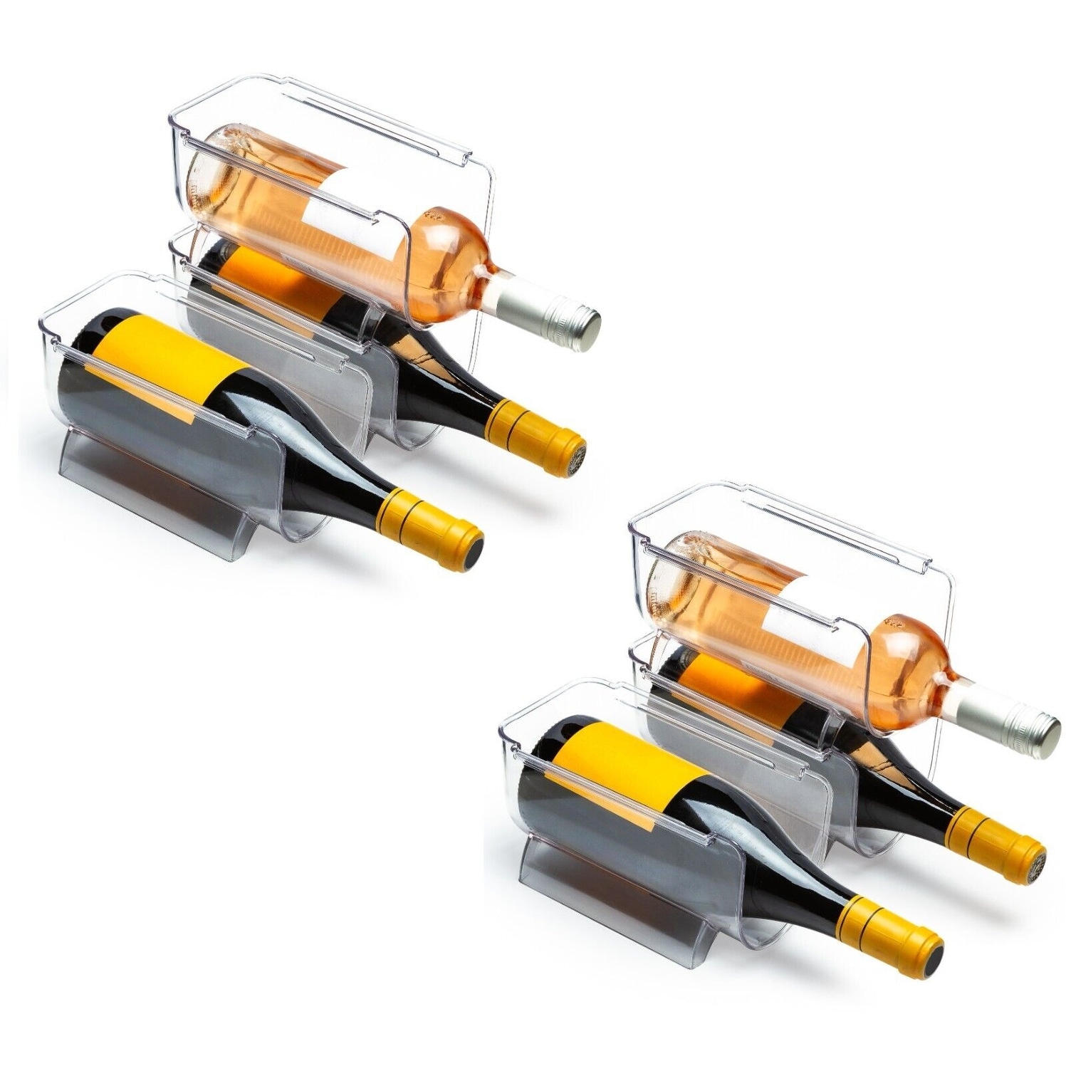 Acrylic wine rack stackable hot sale
