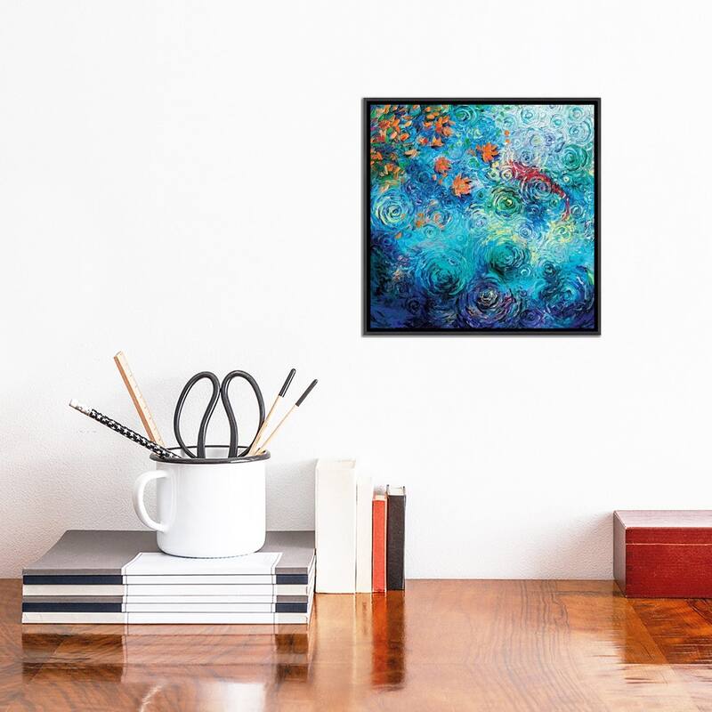 iCanvas "Green River Sockeye" by Iris Scott Framed