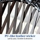 preview thumbnail 31 of 30, OVIOS 3-piece Patio Rocking Chair Bistro Set with Glass Coffee Table