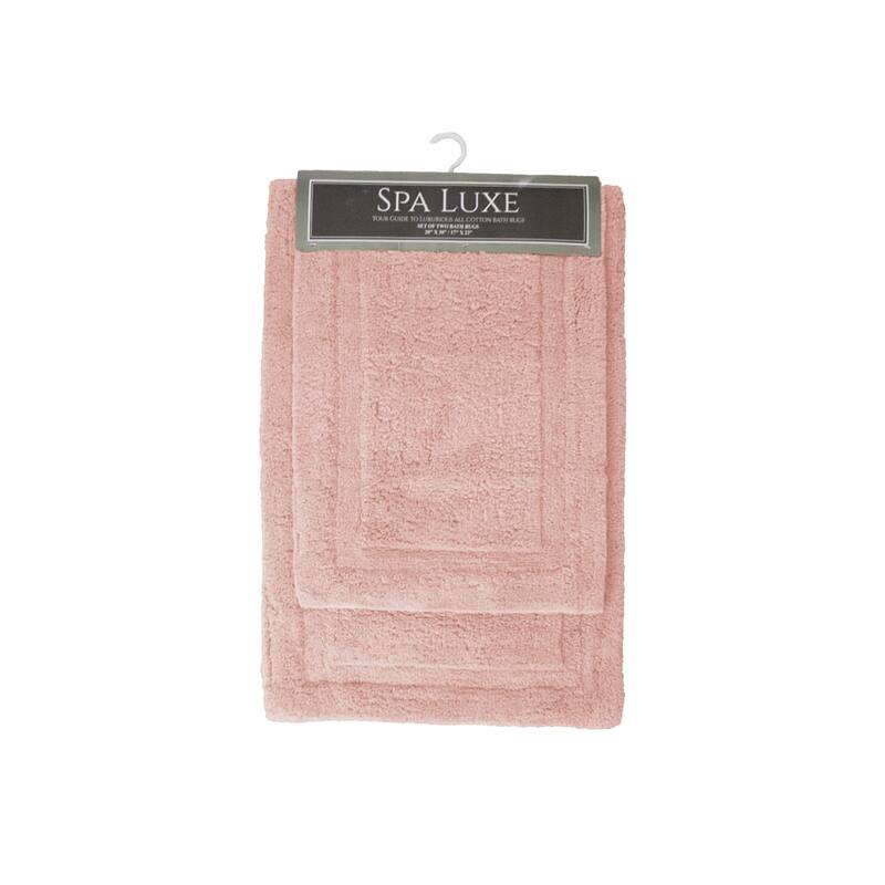 Spa Lux Solid Bath Rug Set