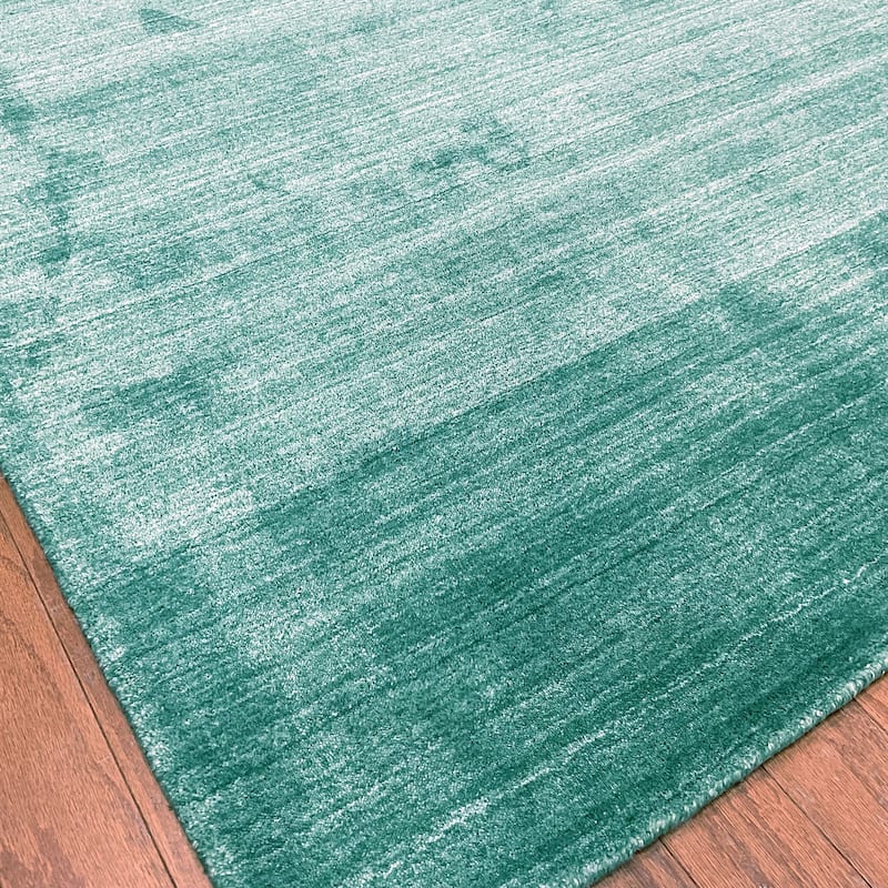 HERAT ORIENTAL Handmade Modern Gabbeh Bamboo Silk Rug - 8' x 10'