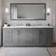 Option Dark Gray / Giotto Quartz Top / Brushed Nickel