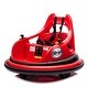 preview thumbnail 75 of 78, 12V Kids Bumper Car with Remote Control, LED Lights, 360° Spin, and Safety Harness
