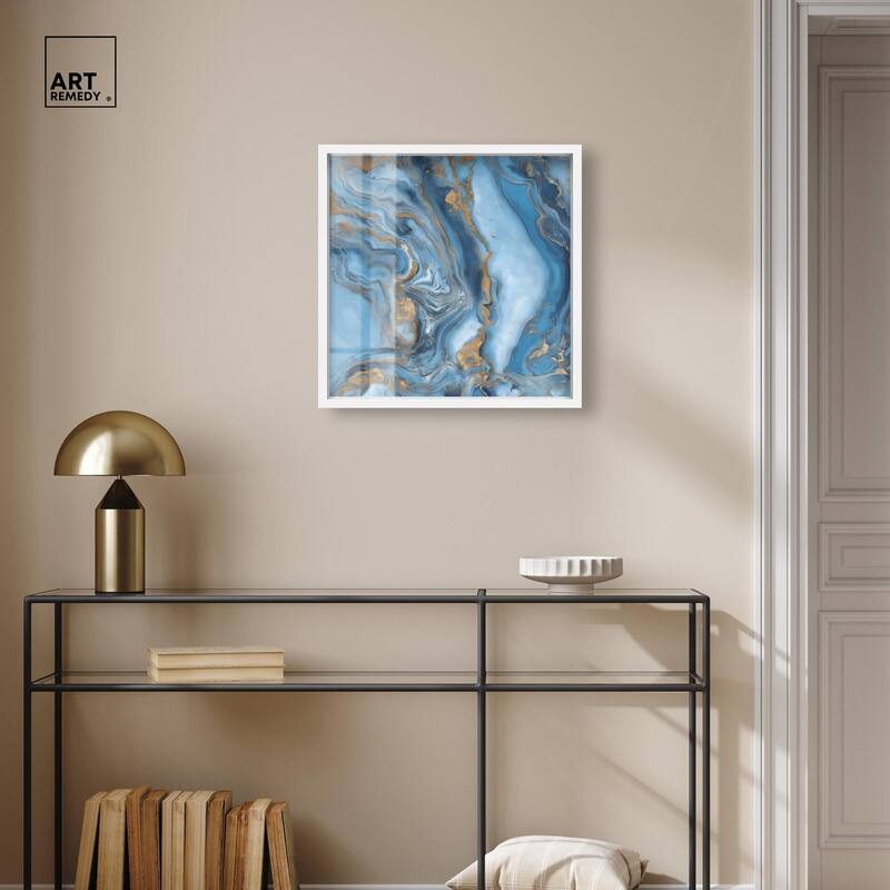 River Gold Shadowbox by Art Remedy