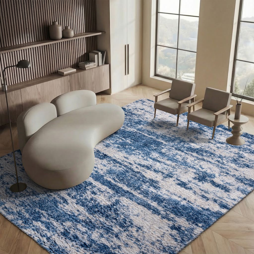 SAFAVIEH Berber Shag Tikvah Modern 1.2-inch Thick Rug