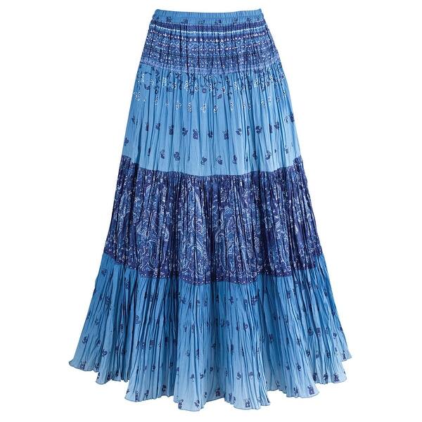 Shop Catalog Classics Women S Sky Blue Maxi Skirt Peasant