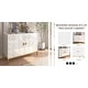 preview thumbnail 35 of 46, Clihome 40-inch Two Door Glossy Media Storage Cabinet/Buffet