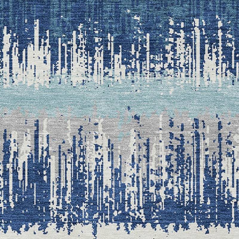 HomeRoots Striped Transitional Rectangle Outdoor Rug