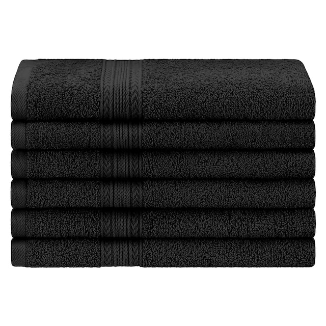 Superior Eco Friendly Cotton Soft and Absorbent Hand Towel (Set of 6) - Set of 6