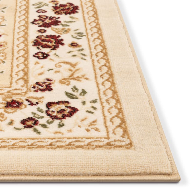 Royal Runner Rug Texture Well Woven Royal Medallion Floral Ivory Runner Rug - 2' x 7'3 ...