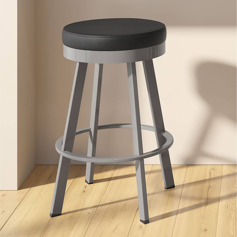 Amisco Swice Swivel Bar Stool with Metal Legs