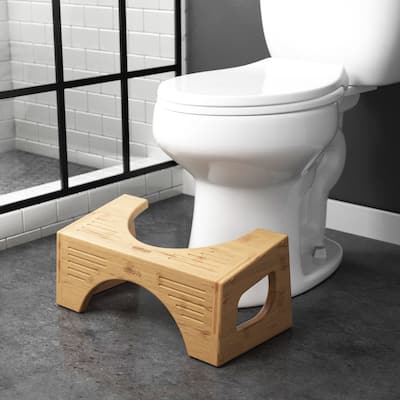 Squatty Potty The Original Toilet Stool - 7" and 9", Brown