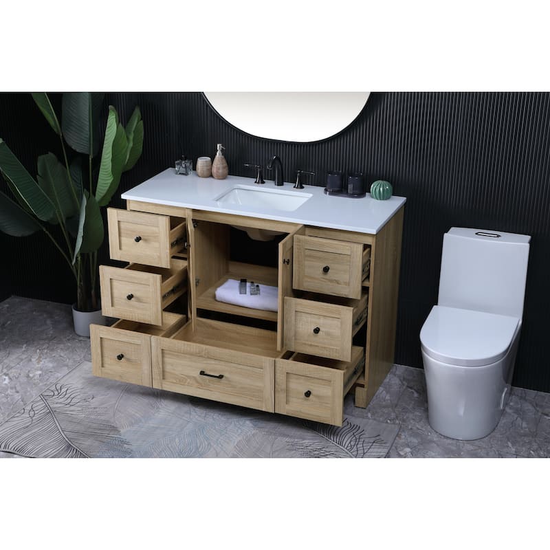 Fresco 48 - 60 Inch Single Bathroom Vanity