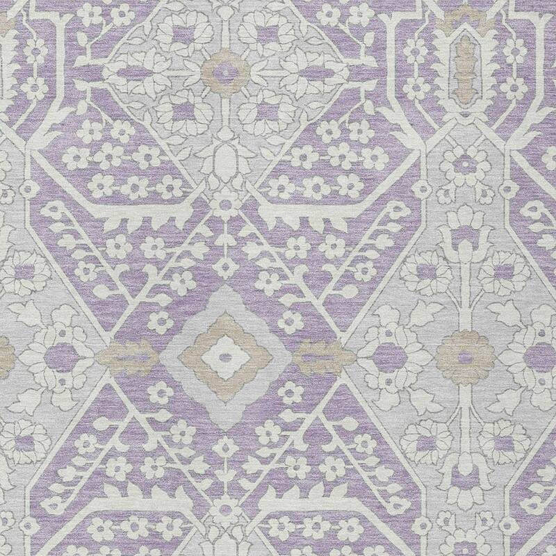 HomeRoots Floral Transitional Rectangle Outdoor Rug