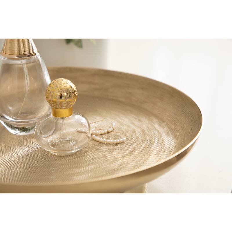 Kate and Laurel Stovring Round Lazy Susan Tray