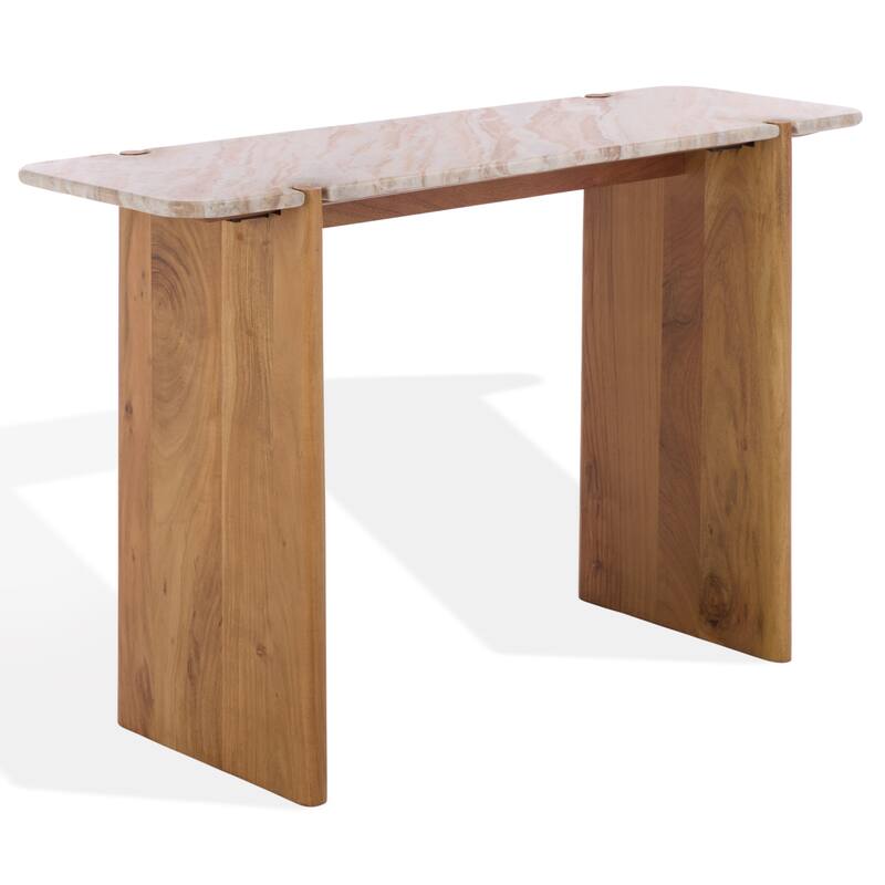 SAFAVIEH Couture Feliciabeth Marble Console Table - 47"W x 16"D x 30"H