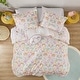 preview thumbnail 3 of 15, Intelligent Design Kids Thea Floral Reversible Cotton Comforter Set with Throw Pillow