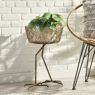 Froid Boho Handcrafted Decorative Flamingo Planter by Christopher Knight Home