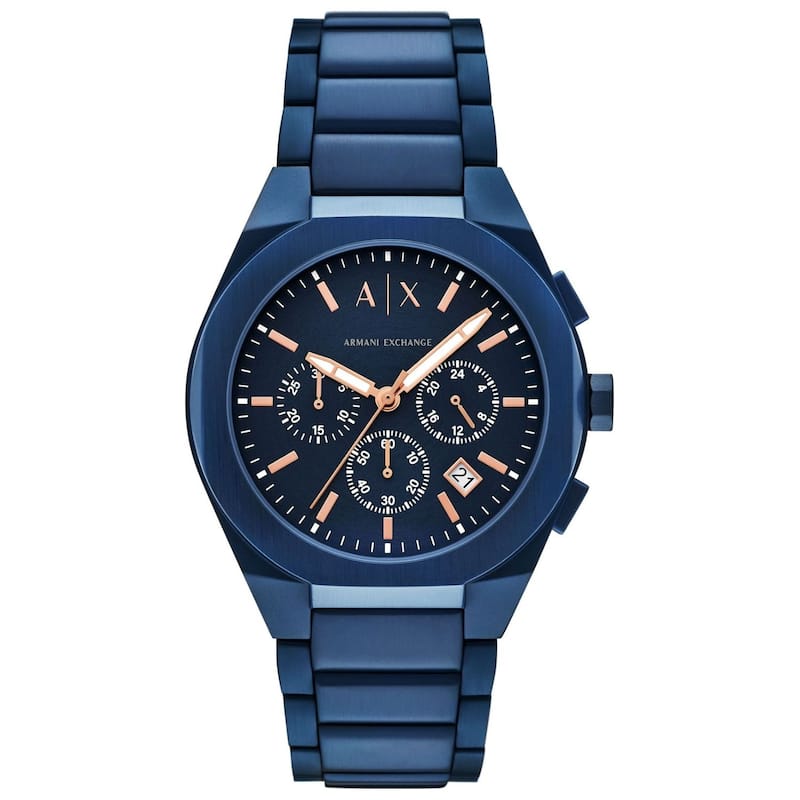Armani Exchange Men's Sync Blue Dial Watch - AX4189 - 6 (36)