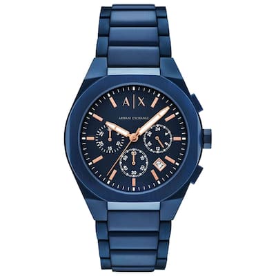 Armani Exchange Men's Sync Blue Dial Watch - AX4189 - 6 (36)