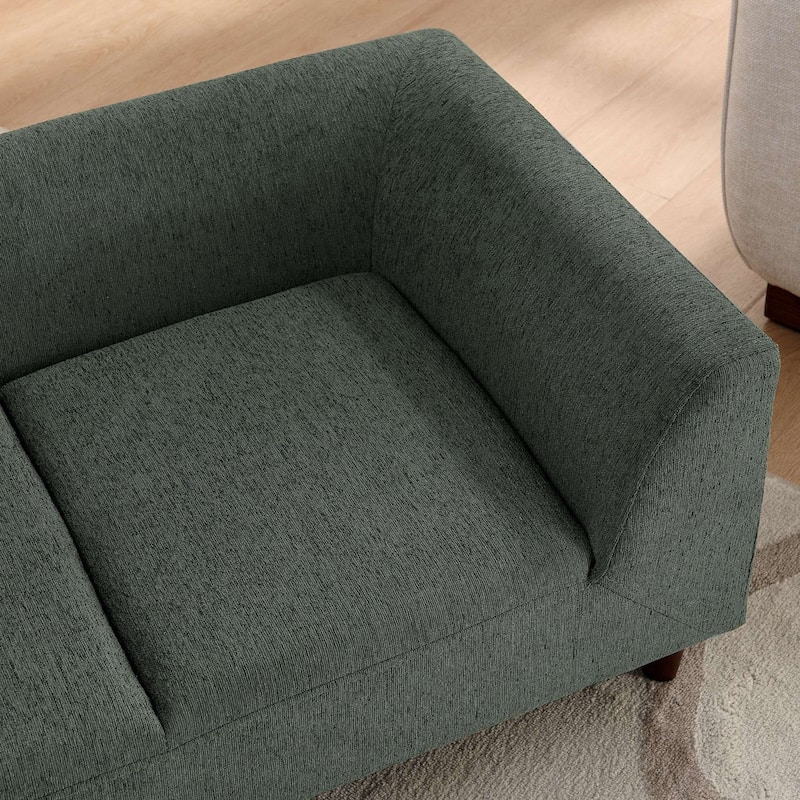 Modern rectangular Pet sofa with backrest and armrests