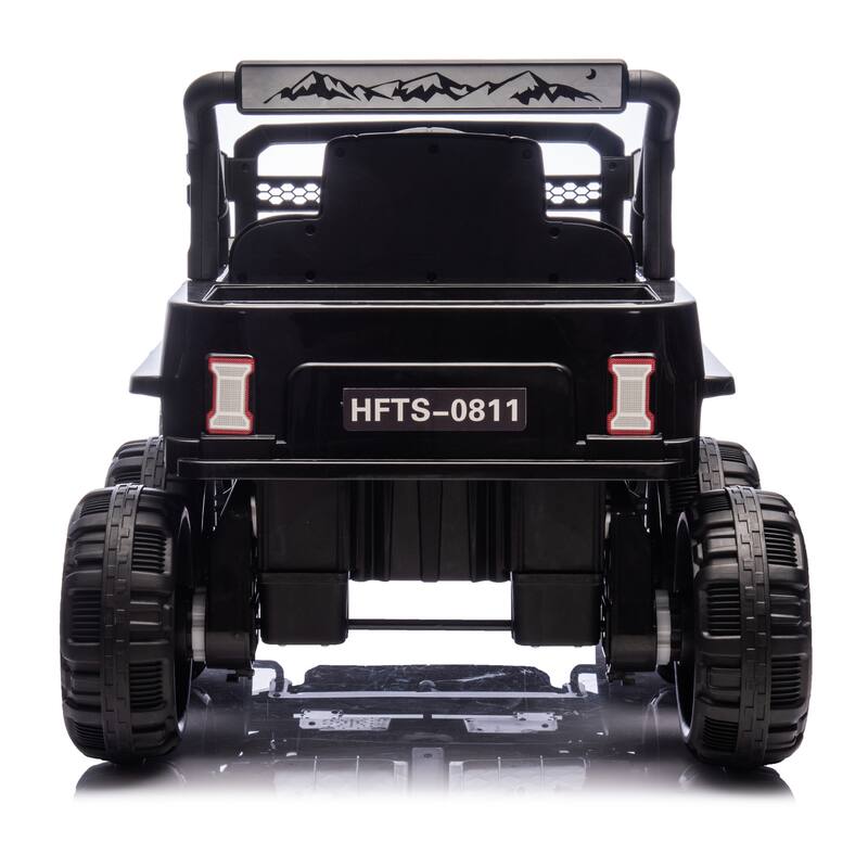 12V Kids Ride On 6-Wheel Electric Truck Car W/Parents Control ,Six-Wheel Suspension,Four motors,Power Display,Searchlight