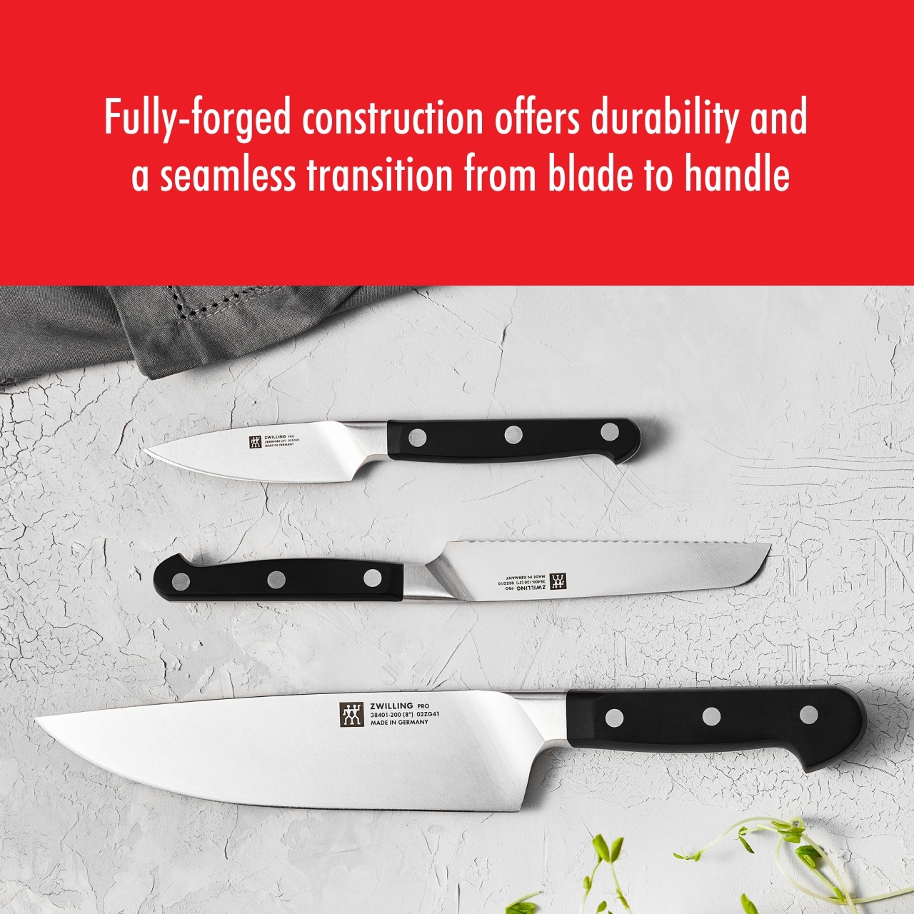 Zwilling J.A. Henckels Pro Le Blanc 7-Piece Self-Sharpening Knife
