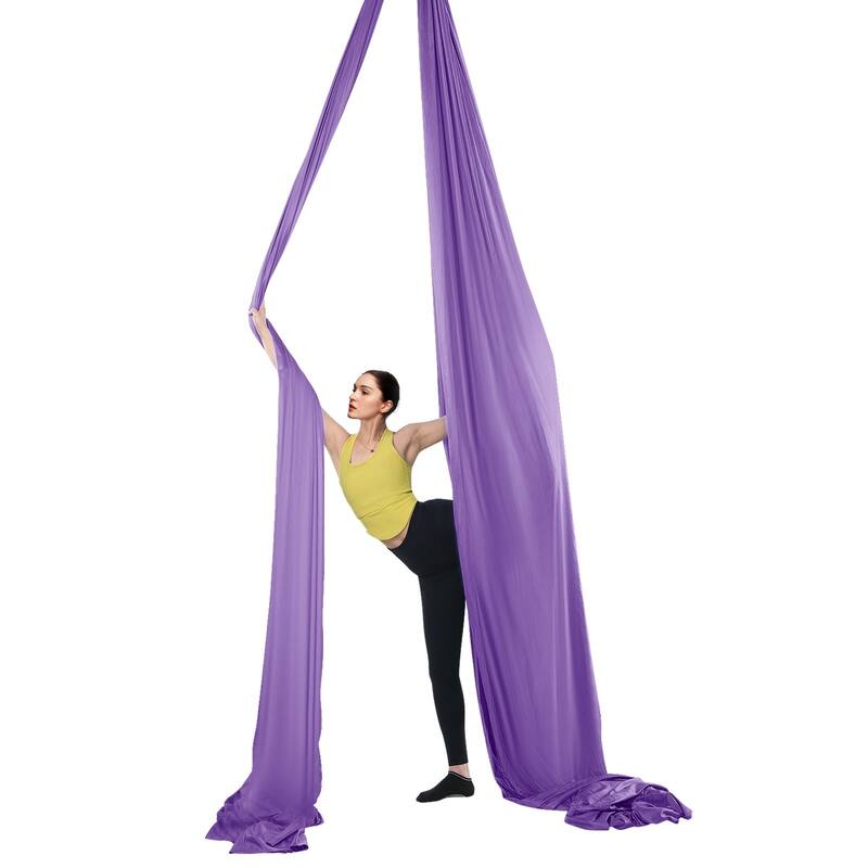 Aerial Fitness Hammock Kit Strong Nylon Swing with Complete Rigging
