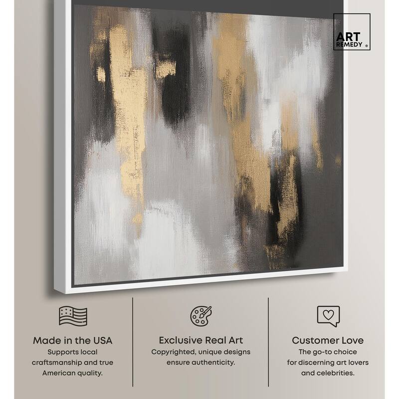Gleaming Abyss I Canvas by Art Remedy