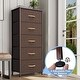 preview thumbnail 5 of 86, Contemporary 5-drawer Chest Vertical Storage Tower- Fabric Dresser