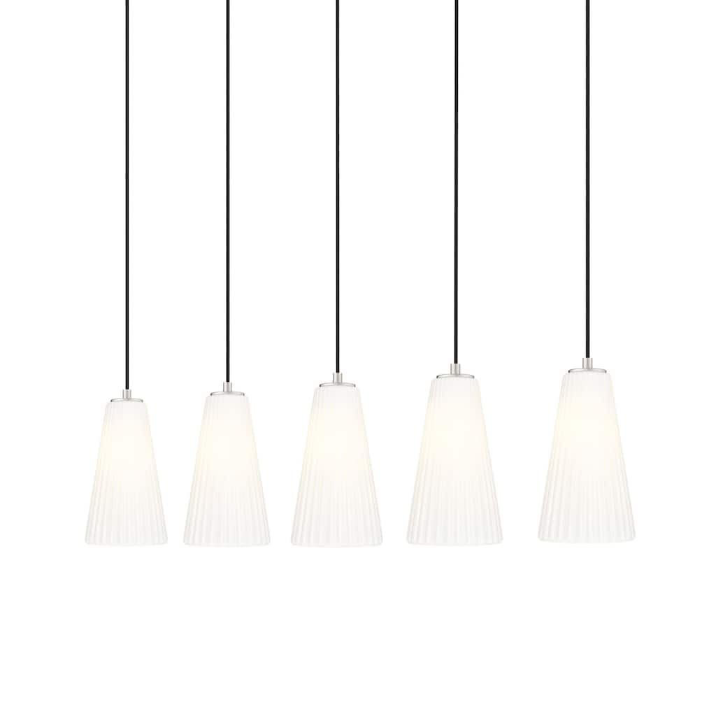 Z-Lite 3043P6-5L Farrell 5 Light 42" Wide Linear Chandelier