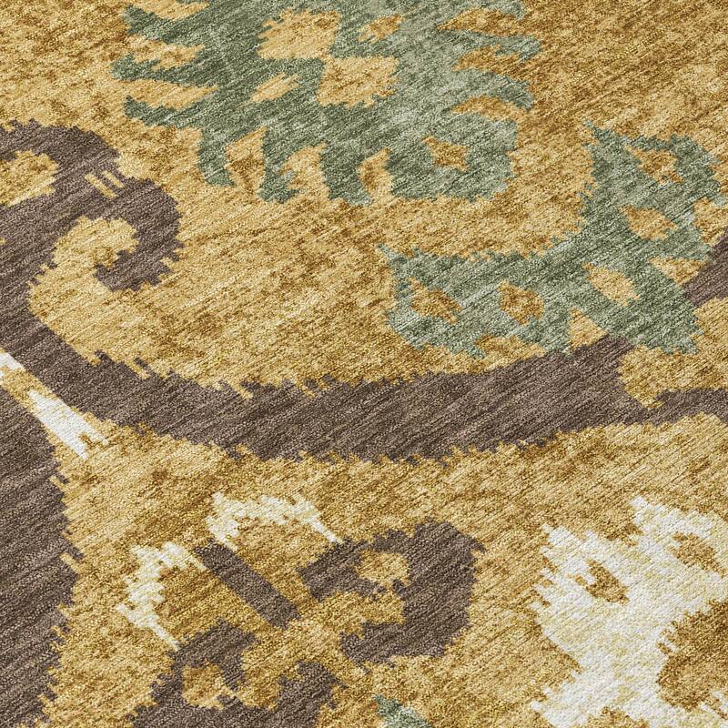 Machine Washable Indoor/ Outdoor Global Empire Chantille Rug