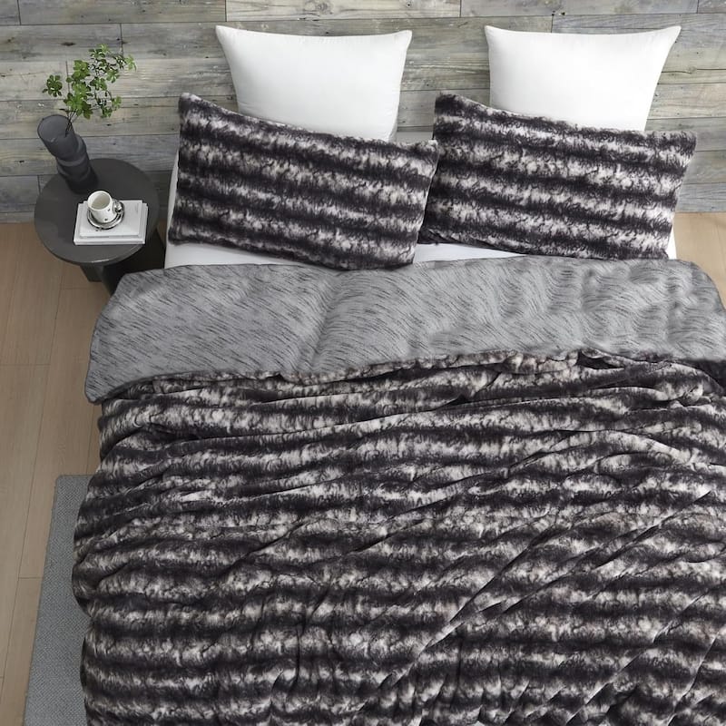 Coastal Storm - Coma Inducer® Oversized Duvet Cover Set - Earthtones