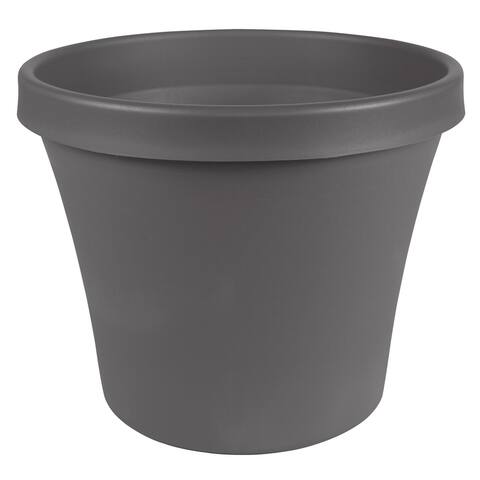 Bloem Terra Pot Planter 24" Charcoal Gray - 24