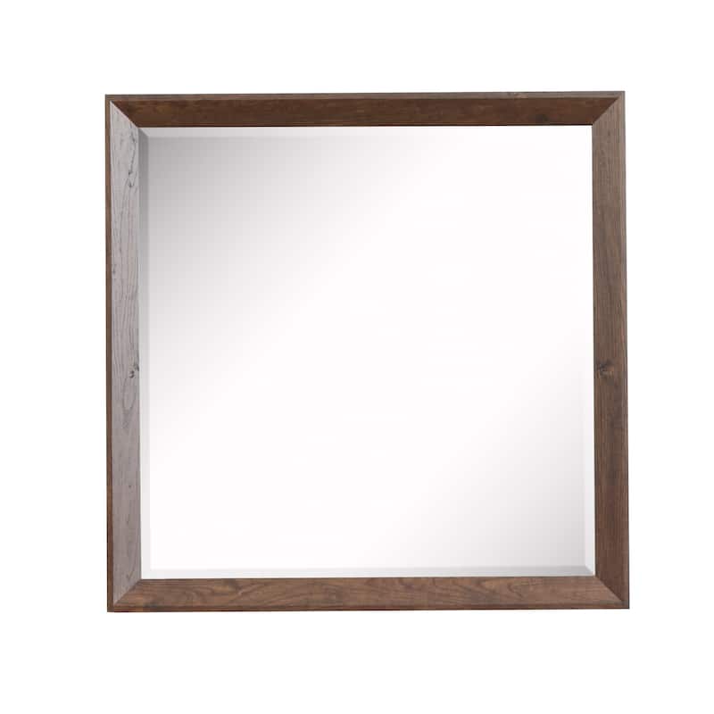 Magnussen Home Llewellyn Columbian Walnut Dresser with Portrait Mirror