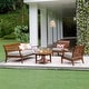 preview thumbnail 8 of 15, Cambridge Casual Como Solid Wood Outdoor Daybed