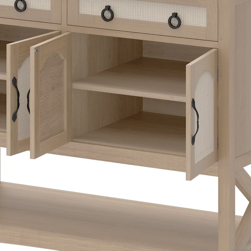 Moasis 47.2" Sideboard Buffets with 2 Drawers