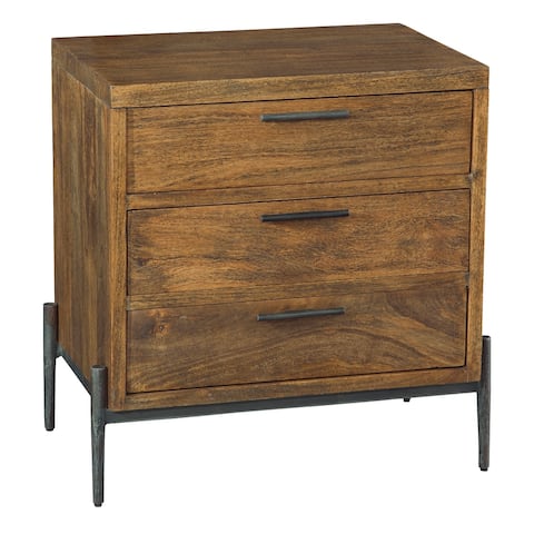 Hekman Furniture Solid Wood/ Iron 3-drawer Nightstand