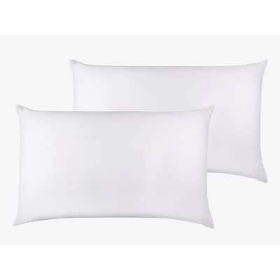 A1HC 100% Organic Cotton Pillowcase Pair Zipper Closure 300TC GOTS Certified Super Soft and Breathable Fabric