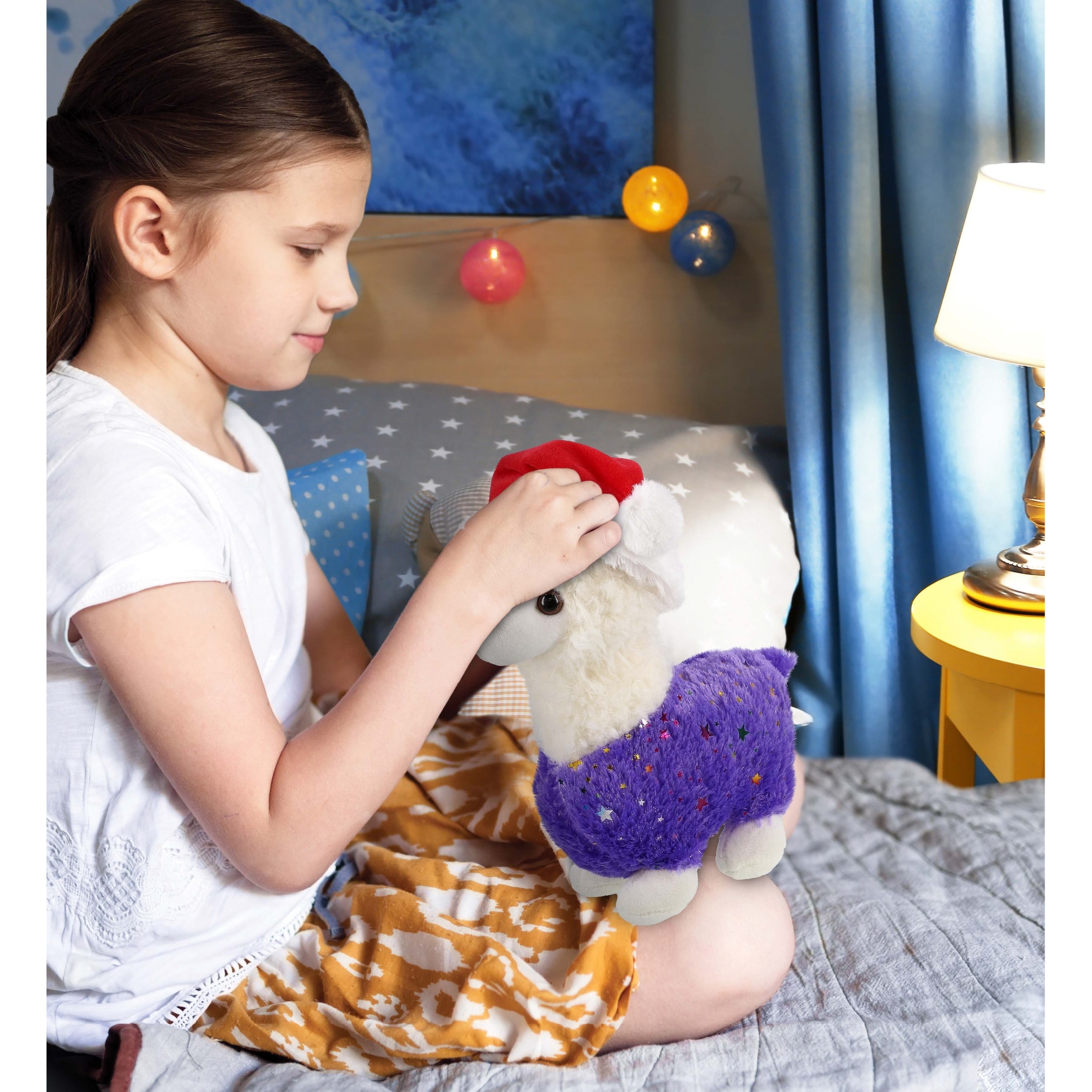 Purple llama plush discount