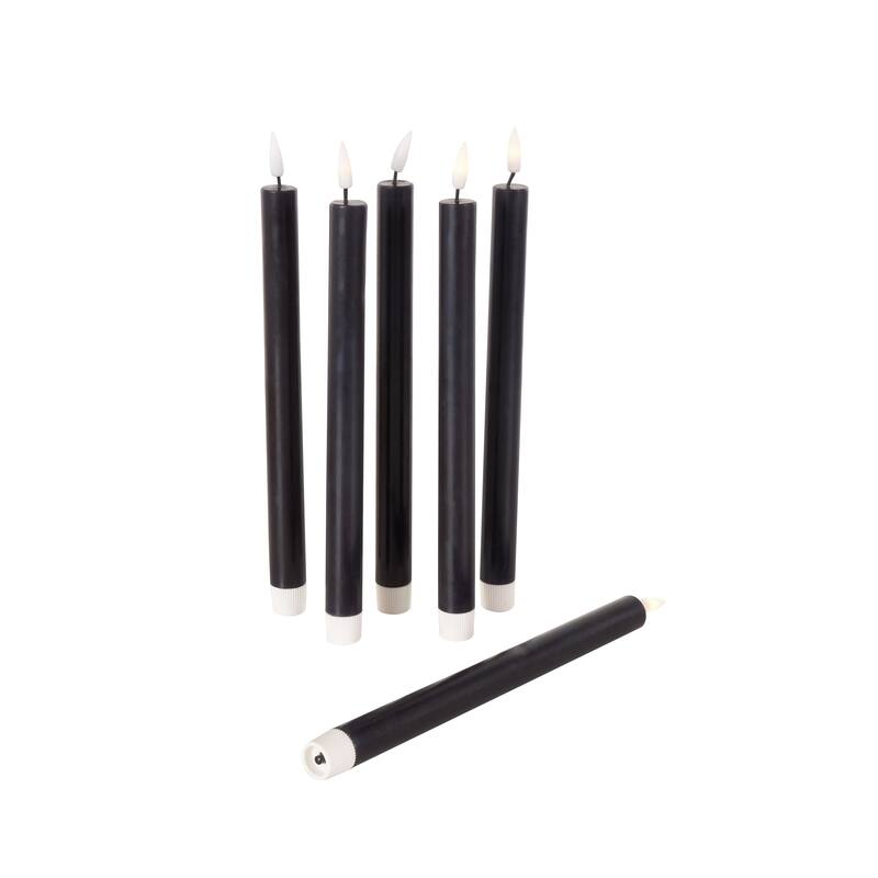 Wax Indoor Outdoor Flameless Candle with Remote Control (Set of 6)