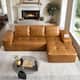 Option Right Chaise-Brown